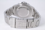 ROLEX GMT MASTER II PEPSI RARE ERROR "STICK" DIAL 16710 WITH SERVICE CARD