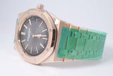 AUDEMARS PIGUET  ROSE GOLD ROYAL OAK ULTRA THIN JUMBO 16202OR BOX & PAPERS