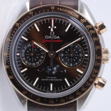 OMEGA SPEEDMASTER MOONPHASE STEEL & SEDNA GOLD WATCH ONLY