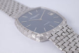 VACHERON CONSTANTIN VINTAGE WHITE GOLD HISTORIQUE AUTOMATIC BLUE DIAL WATCH ONLY $16,000