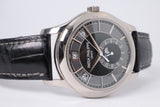 PATEK PHILIPPE 2011 WHITE GOLD ANNUAL CALENDAR GREY DIAL 5205G BOX & PAPERS $31,975