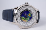PATEK PHILIPPE NEW 2025 WHITE GOLD WORLD TIME COMPLICATION CLOISEONNE DIAL 5231G BOX & PAPERS $106,000