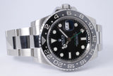 ROLEX GMT MASTER II CERAMIC OYSTER BRACELET 116710LN CPO CARD SET