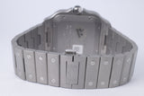 CARTIER TITANIUM SANTOS AUTOMATIC LARGE WSSA0089 COMPLETE BOX & PAPERS