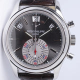 PATEK PHILIPPE PLATINUM CHRONOGRAPH ANNUAL CALENDAR GREY DIAL 5960P MINT BOX & PAPERS