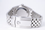ROLEX 2023 DATEJUST 36 STAINLESS STEEL BLUE DIAL WHITE GOLD FLUTED BEZEL, JUBILEE BRACELET 126234 BOX & PAPERS $10,000