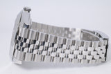 ROLEX DATEJUST 41 FLAT BEZEL BLUE DIAL JUBILEE BRACELET 126300 MINT BOX & PAPERS $11,975