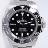 ROLEX NEW 2025 41mm NO DATE SUBMARINER CERAMIC STAINLESS STEEL 124060 BOX & PAPERS $12,975