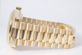 ROLEX 2019 YELLOW GOLD DAY-DATE 40 228238 CHAMPAGNE BAGUETTE DIAMOND DIAL
