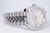 ROLEX NEW 2022  DATEJUST 41 SILVER DIAL FLUTED BEZEL JUBILEE BRACELET 126334 BOX & PAPERS $12,000