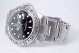 ROLEX 2005 EXPLORER II BLACK DIAL 16570 WATCH ONLY $6,800