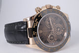 ROLEX EVEROSE GOLD DAYTONA OYSTER FLEX CHOCOLATE ARABIC NUMERAL DIAL 116515LN BOX & PAPERS