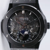 HUBLOT CLASSIC FUSION AEROFUSION BLACK MAGIC BOX & PAPERS $8,500