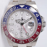 ROLEX 2021 WHITE GOLD GMT PEPSI METEORITE DIAL “Superman” 126719 BOX & PAPERS