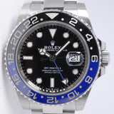 ROLEX 2023 GMT BATMAN OYSTER BRACELET 126710 BOX & PAPERS $15,975
