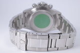 ROLEX DAYTONA ZENITH WHITE DIAL UNPOLISHED COMPLETE SET 16520 BOX & PAPERS