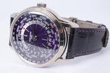 PATEK PHILIPPE WHITE GOLD WORLD TIME TOKYO EDITION PURPLE DIAL MINT 5330G BOX & PAPERS $104,500