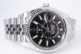 ROLEX SKY-DWELLER STAINLESS STEEL JUBILEE BRACELET 336934 BOX & PAPERS