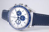 OMEGA NEW 2025 SILVER SNOOPY AWARD ANNIVERSARY SPEEDMASTER MOONWATCH COMPLETE SET BOX & PAPERS