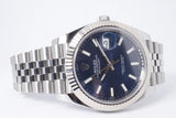 ROLEX 2020 DATEJUST 41 BLUE DIAL JUBILEE BRACELET 126334 BOX AND PAPERS $13,975