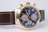 IWC ROSE GOLD PILOT CHRONOGRAPH ANTOINE SAINT EXUPERY LIMITED EDITION MINT IW371711 w/ PAPERS $12,975