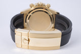 ROLEX 2026 YELLOW GOLD "PAUL NEWMAN" DAYTONA OYSTER FLEX WHITE DIAL 126518LN BOX & PAPERS