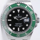 ROLEX NEW 2024 GREEN SUBMARINER STARBUCKS 126610LV BOX & PAPERS $14,975