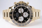 ROLEX NEW 2024 YELLOW GOLD DAYTONA LE MANS 126528LN BOX & PAPERS