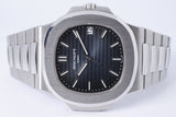 PATEK PHILIPPE 2016 JUMBO NAUTILUS STAINLESS STEEL BLUE DIAL 5711/1A-010 BOX & PAPERS $136,975