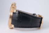 HARRY WINSTON ROSE GOLD OCEAN DUAL TIME BOX & SERVICE PAPERS