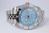 TUDOR NEW 2025 BLACK BLACK DAY 54 LAGOON BLUE M79000-0001 BOX & PAPERS