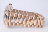 ROLEX 2023 EVEROSE DAY-DATE 40 CHOCOLATE BAGUETTE DIAMOND DIAL 228235 BOX & PAPERS $49,500