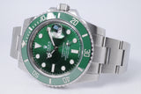ROLEX SUBMARINER HULK GREEN CERAMIC 116610LV WATCH & BOX