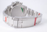 ROLEX NEW / NOS 2016 DAYTONA STAINLESS CERAMIC BEZEL BLACK DIAL FULL STICKERS 116500 BOX & PAPERS