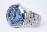 OMEGA 2024 SEAMASTER PLANET OCEAN 600M 75TH ANNIVERSARY BLUE BOX & PAPERS