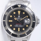 ROLEX 1975 RED SUBMARINER 1680 PUMPKIN PATINA WATCH ONLY