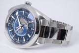 OMEGA SEAMASTER AQUA TERRA WORLDTIMER BLUE DIAL BOX & PAPERS $6,500