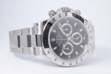 ROLEX 2014 DAYTONA STAINLESS STEEL BLACK DIAL 116520 NEAR MINT BOX & PAPERS $20,800