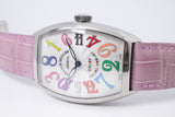 FRANCK MULLER CRAZY HOURS COLOR DREAMS AUTOMATIC STAINLESS STEEL 5850 CH WATCH ONLY $9,975