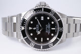 ROLEX SEA DWELLER STAINLESS STEEL 16600 WATCH & BOX SET