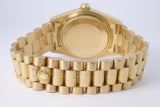 ROLEX 1975 YELLOW GOLD DAY-DATE DIAMOND DIAL MORELLIS BEZEL & BRACELET 1811 WATCH $29,975
