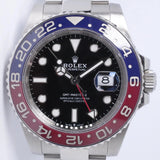ROLEX 2021 STAINLESS STEEL CERAMIC GMT MASTER II 126710BLRO PEPSI OYSTER WATCH ONLY $20,500