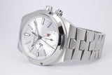 VACHERON CONSTANTIN NEW UNWORN OVERSEAS DUALTIME SILVER DIAL 7900V BOX & PAPERS $22,975