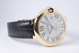 CARTIER 42mm YELLOW GOLD BALLON BLEU AUTOMATIC W6900551 WATCH RECEIPTS $7,800