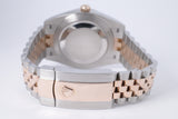 ROLEX 2018 DATEJUST 41 TWO TONE ROSE GOLD CHOCOLATE  DIAL OYSTER BRACELET 126331 BOX & PAPERS