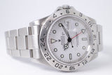 ROLEX EXPLORER II WHITE POLAR DIAL 16570 WATCH & SERVICE PAPER $7,500