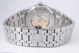 AUDEMARS PIGUET ROYAL OAK STAINLESS STEEL, PLATINUM BEZEL, SOGO & SEIBU ANNIVERSARY LIMITED EDITION 15300ST BOX & PAPERS