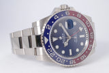 ROLEX 2022 WHITE GOLD GMT PEPSI BLUE DIAL 126719 BOX & PAPERS $33,975