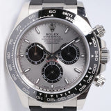 ROLEX 2025 WHITE GOLD DAYTONA OYSTER FLEX SILVER DIAL "GHOST" 126519LN BOX & PAPER $48,500