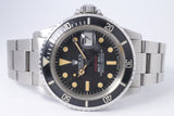 ROLEX 1975 RED SUBMARINER 1680 PUMPKIN PATINA WATCH ONLY